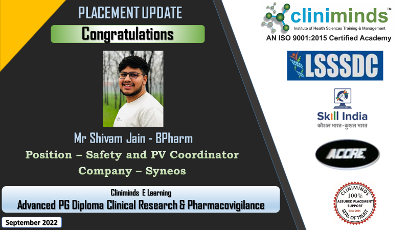 Cliniminds Drug Regulatory Affairs Placements